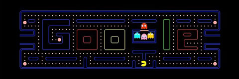 Google logo Pac Man СϷ