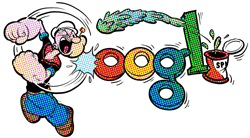 google logo大力水手Popeye